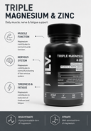 Triple Magnesium & Zinc - Bisglycinate, Citrate Malate