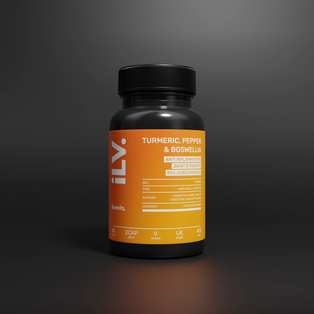 iLoveVits Advanced Turmeric Complex with Boswellia and Black Pepper supplement bottle